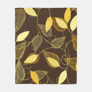 Versatile Seamless: Abstract Pattern Design. Fleece Blanket