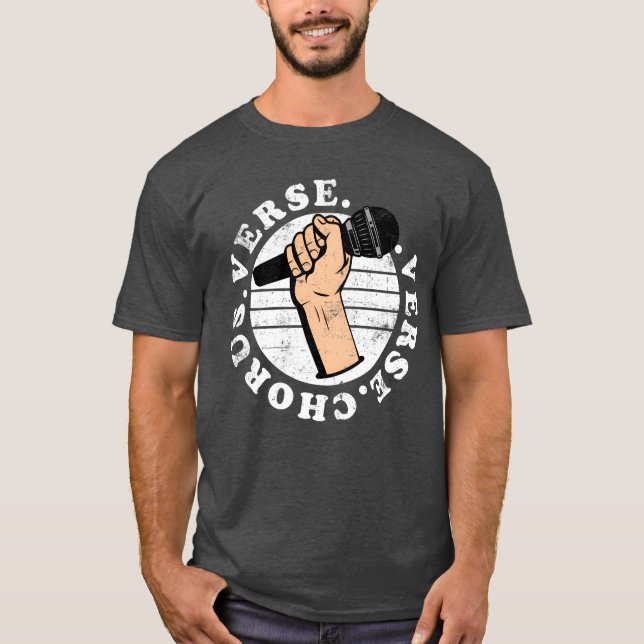 Verse Chorus Verse Microphone funny T-Shirt (Front)