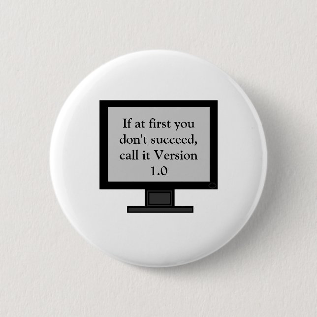 Version 1.0 Button (Front)