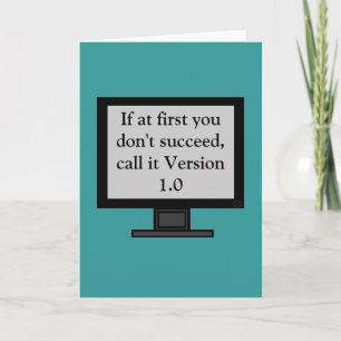 Version 1.0 Greeting Card