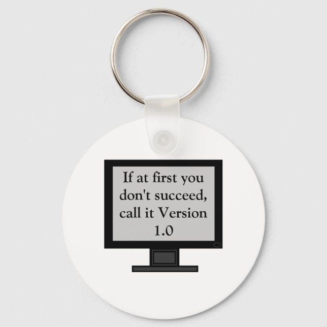 Version 1.0 Keychain (Front)