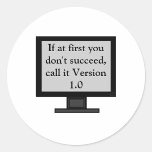 Version 1.0 Stickers