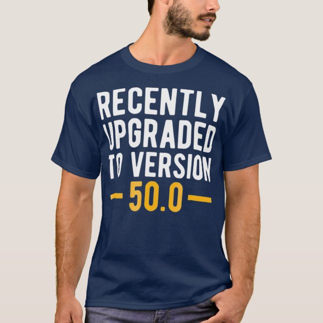 Version 500  50th Birthday Gift 50 Years Old T-Shirt (Front)