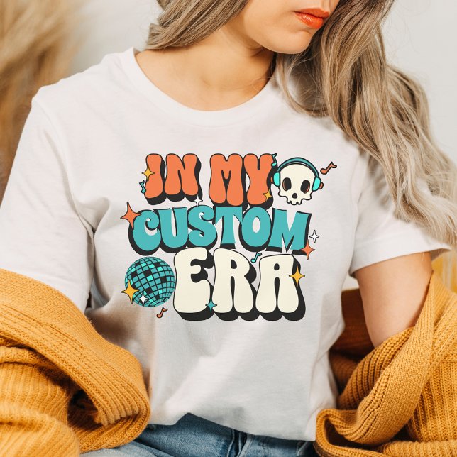 VERSIONS In My Custom Era Groovy Disco Ball Skull T-Shirt (Creator Uploaded)