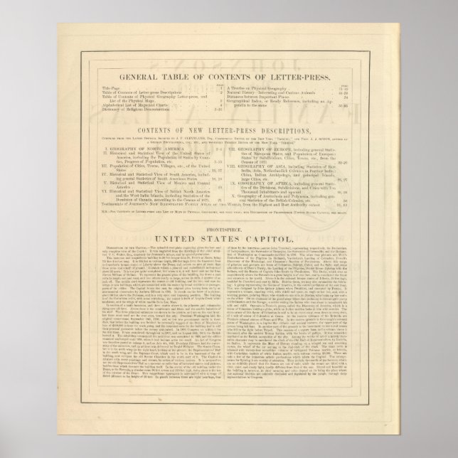 Verso Johnson's New Illustrated Family Atlas Poster (Front)