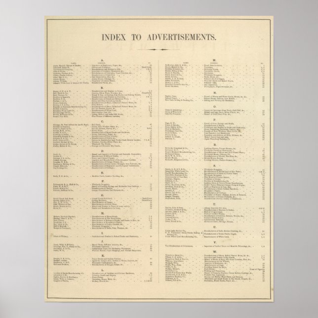 Verso Title Page Colton's American Atlas Poster (Front)