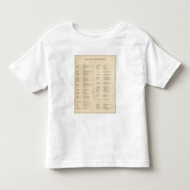 Verso Title Page Colton's American Atlas Toddler T-Shirt (Front)
