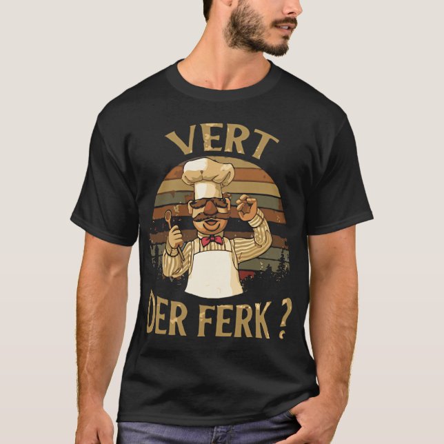 Vert Der Ferk Retrocolor T-Shirt (Front)