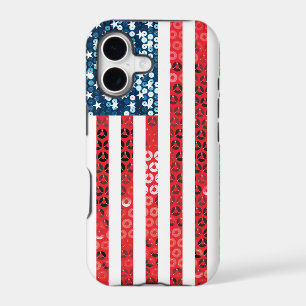 vertical american flag