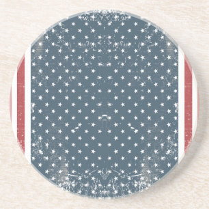 vertical american flag coaster