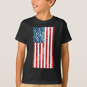 vertical american flag T-Shirt