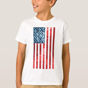 vertical american flag T-Shirt