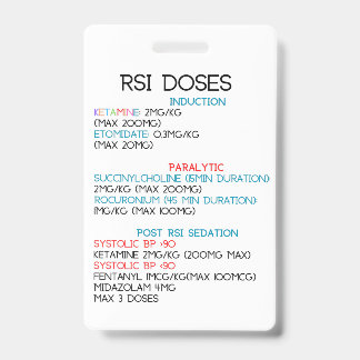 Vertical Badge ID Badge