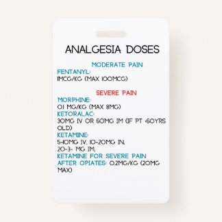 Vertical Badge ID Badge