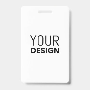 Vertical Badge ID Badge