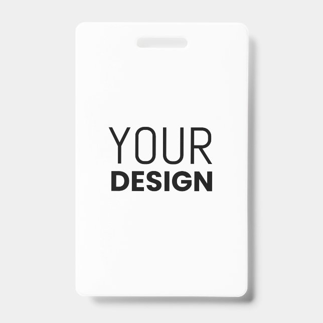 Vertical Badge ID Badge (Front)