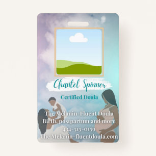 Vertical Badge ID Badge