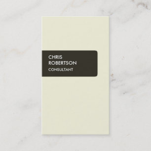 Vertical Beige Colour Attractive Business Card
