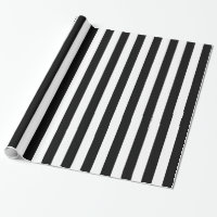 Vertical Black Classic Stripes