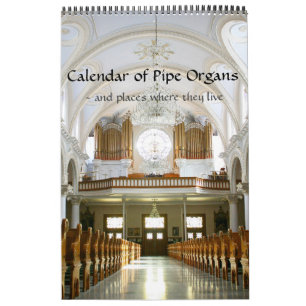 Vertical Calendar of Pipe Organs