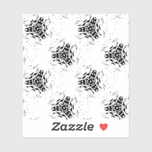 Vertical, Charcoal, Dune Custom-Cut Vinyl Sticker