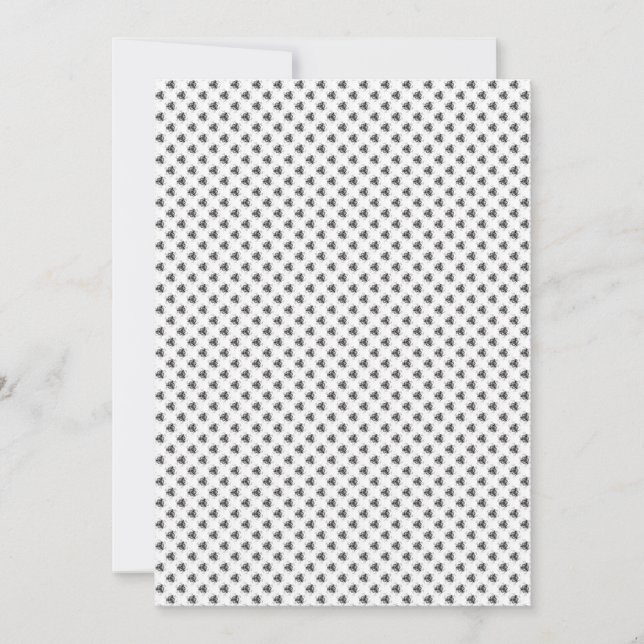 Vertical, Charcoal, Dune Invitation (Front)