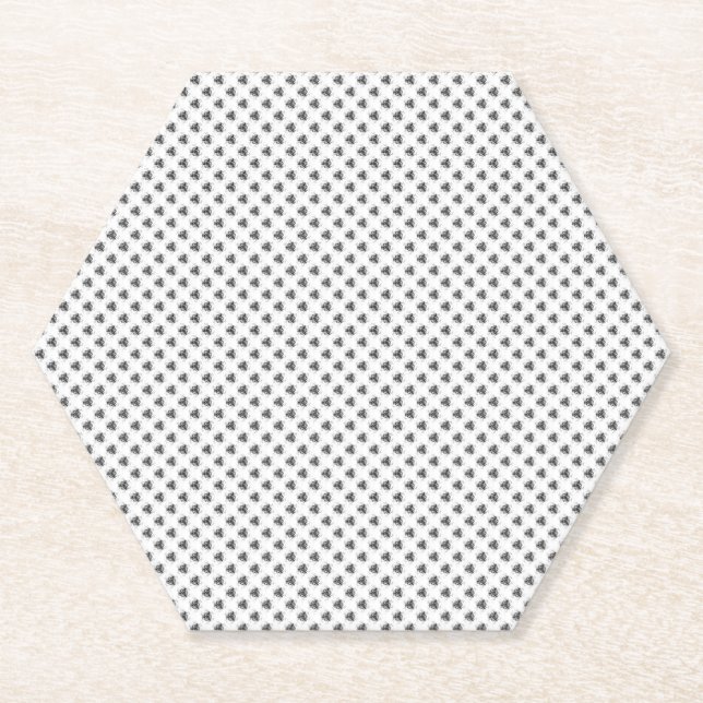 Vertical, Charcoal, Dune Paper Coaster (Front)