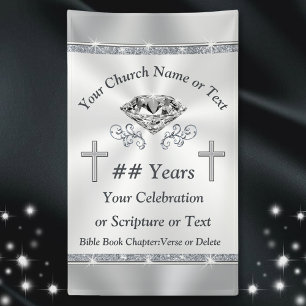 Vertical Church Vinyl Banners for Any Occasion