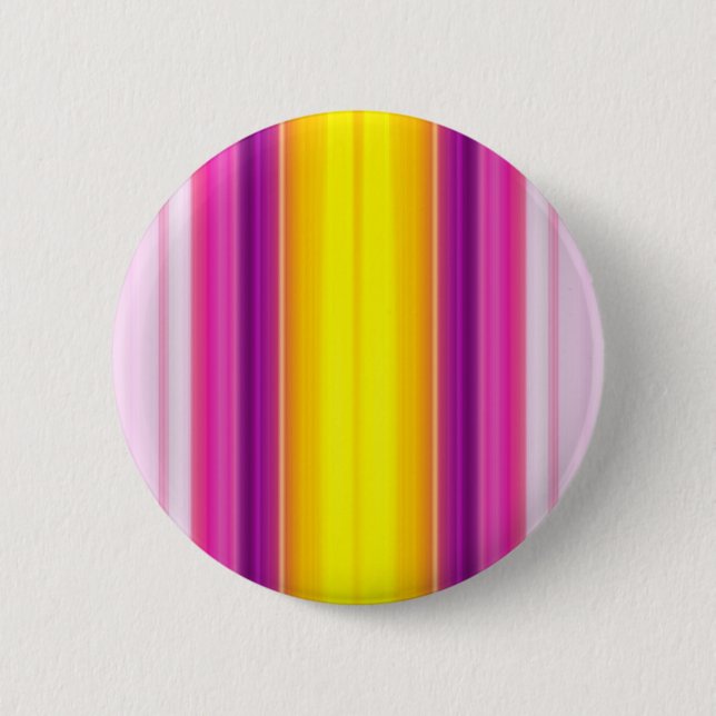 Vertical Colour Stripes 6 Cm Round Badge (Front)