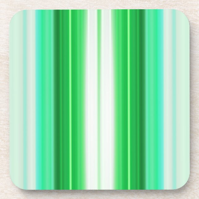 Vertical Colour Stripes Coaster (Front)