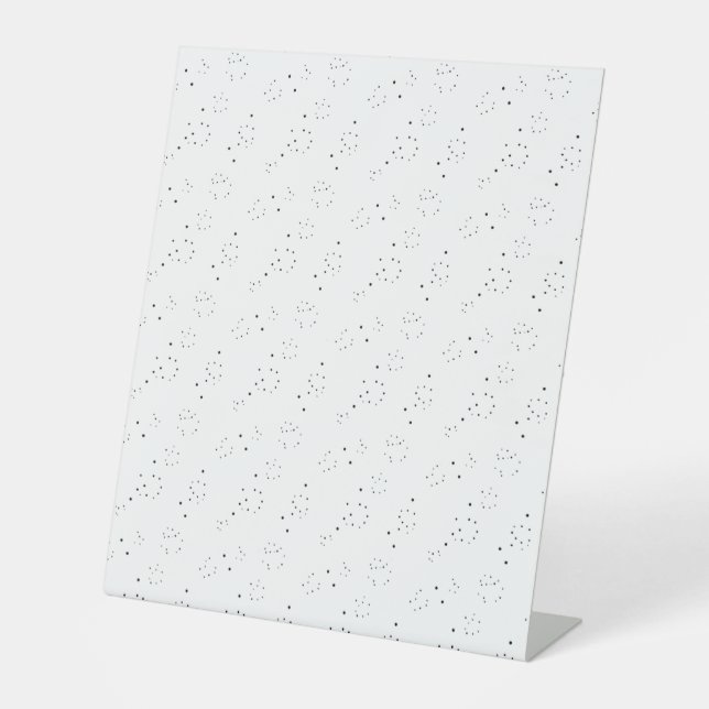 Vertical Design Eight Pedestal Sign (Front)