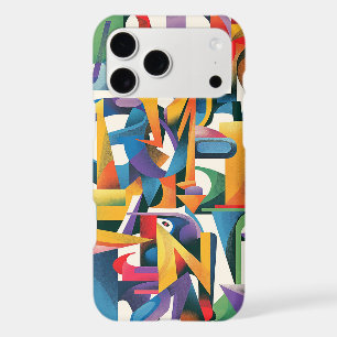 Vertical design of alphabet letter parts