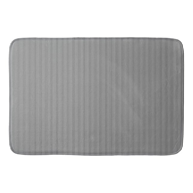 Vertical Design One Bath Mat (Front)