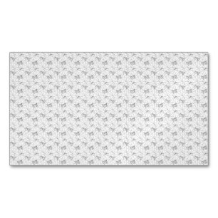 vertical Design One Hundred Two Magnetic Business Card
