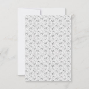 vertical Design One Hundred Two RSVP Card