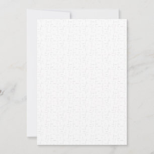 vertical Design Thirty Three Invitation