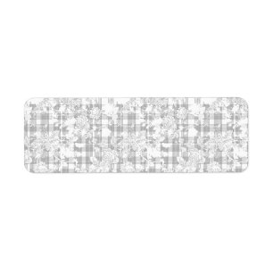 vertical Design Twenty Seven Return Address Label