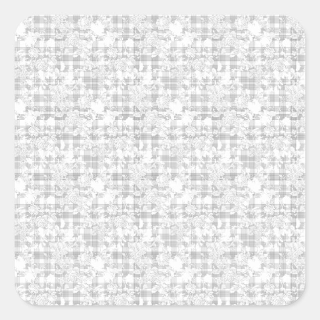 vertical Design Twenty Seven Square Sticker (Front)