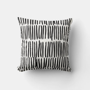 Vertical Elements: Hand-Drawn Seamless Style. Cushion