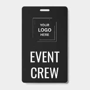 Vertical Event Staff Access Identity Design ID Badge