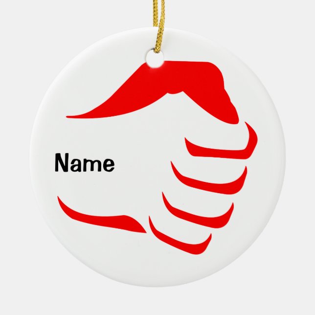 Vertical Fist Ornament (Front)