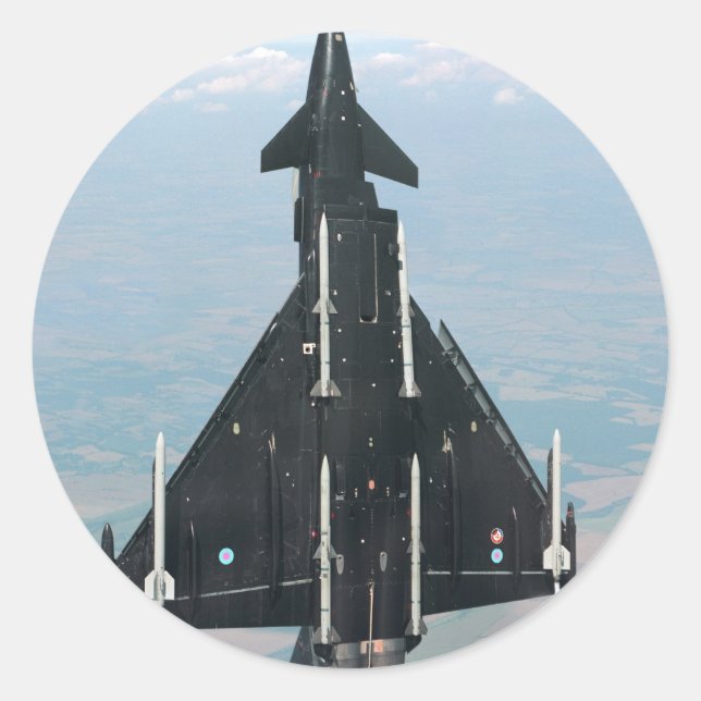 VERTICAL FLIGHT CLASSIC ROUND STICKER (Front)