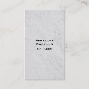 Vertical Grey Background Plain Modern Business Card