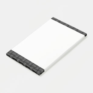 Vertical Horizontal Lines Post it;  long Note pad