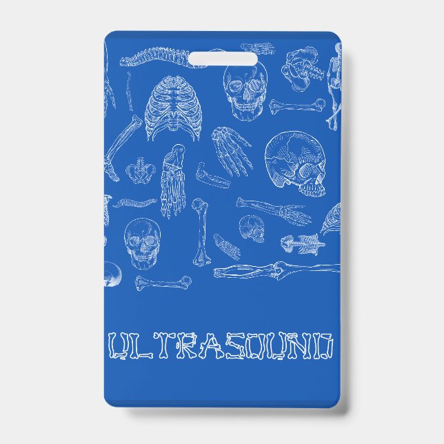 Vertical Medical Badge Buddy ID Badge (Front)