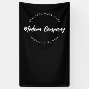 Vertical Modern Logo Template Custom Editable Banner