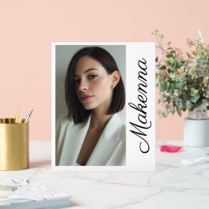 Vertical Moment with Name Acrylic Sign