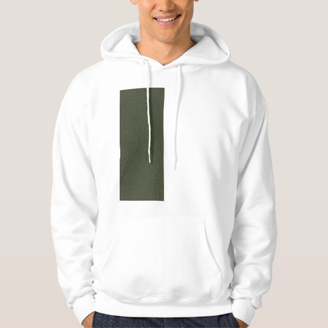 Vertical Moss Green Noise Hoodie – Customisable (Front)