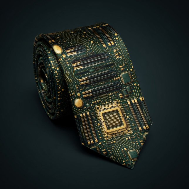 Vertical Motherboard Pattern Tie (Creator Uploaded)