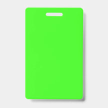 Vertical Neon Green Badge – Customisable